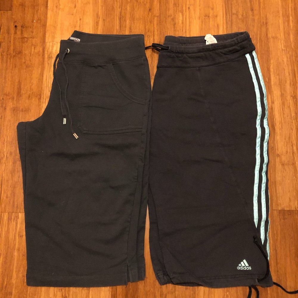 Fitness Athletic Capri Pants ADIDAS  DANSKIN  L XL